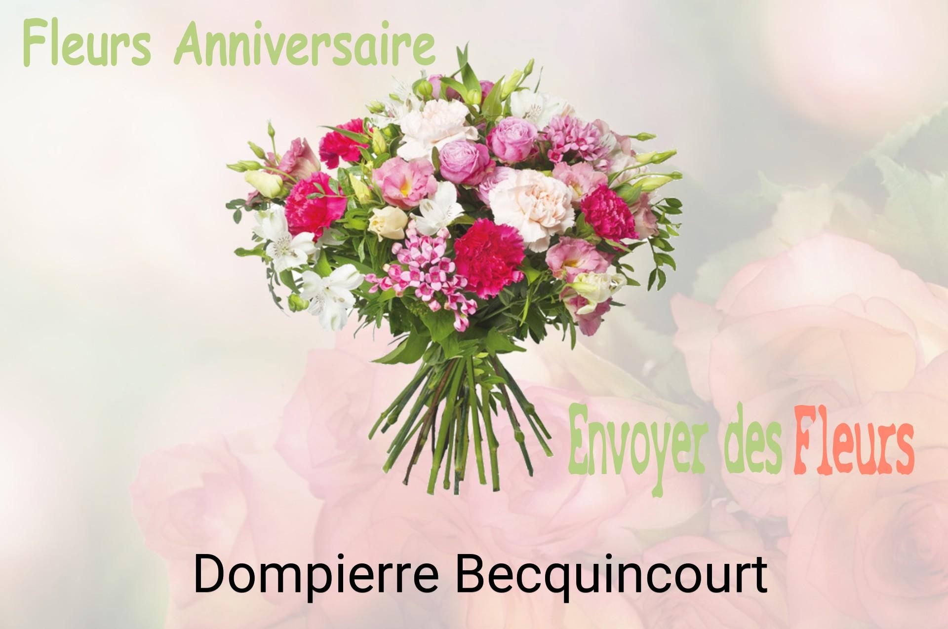 Bouquet de fleurs d’anniversaire livré à Dompierre-Becquincourt