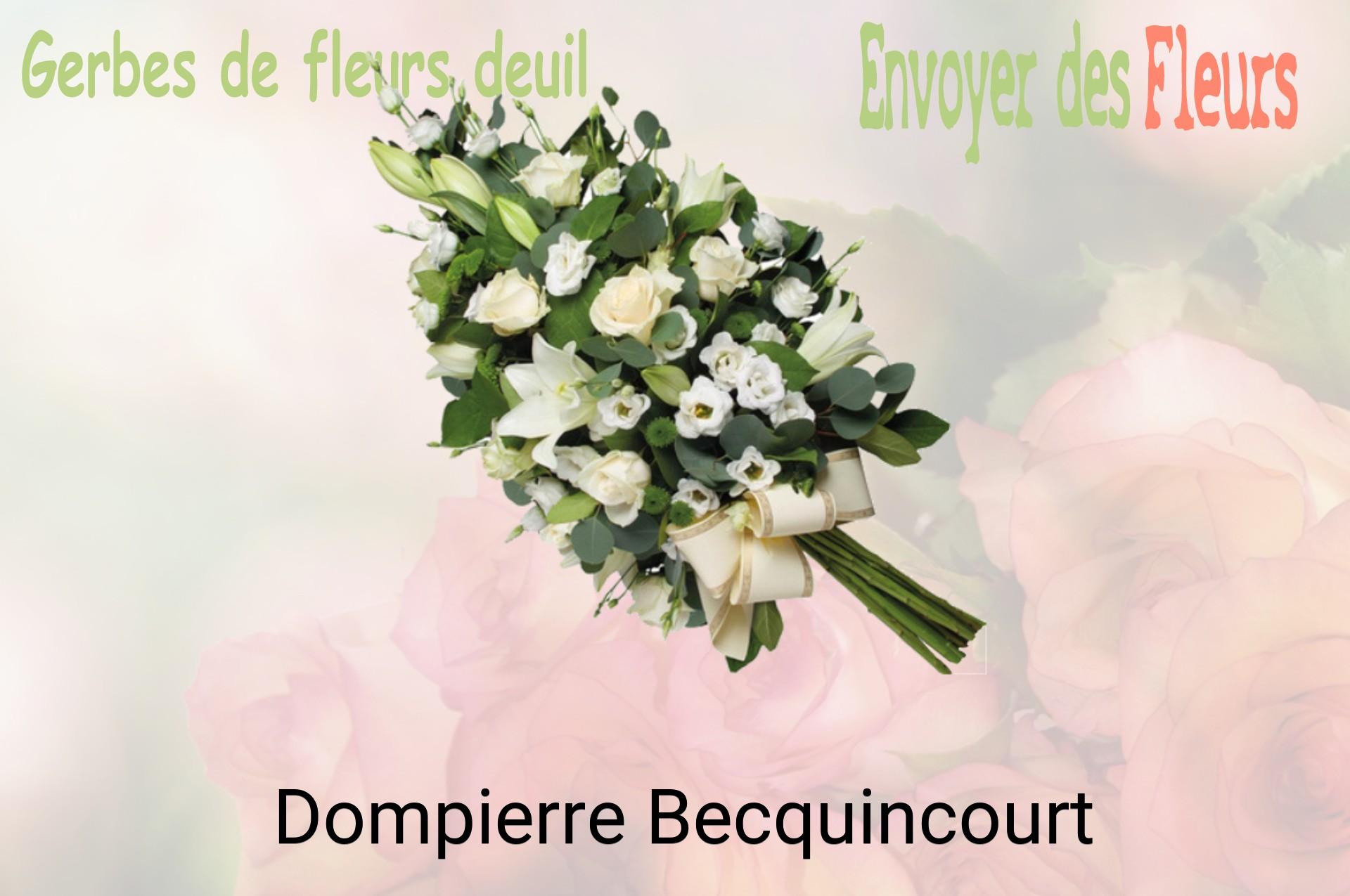 Gerbe de fleurs de deuil livrée à Dompierre-Becquincourt